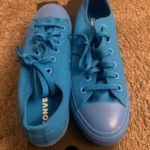 Blue sneakers